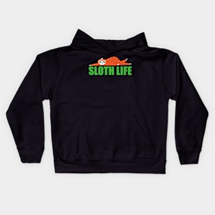 Lazy Sloth Kids Hoodie